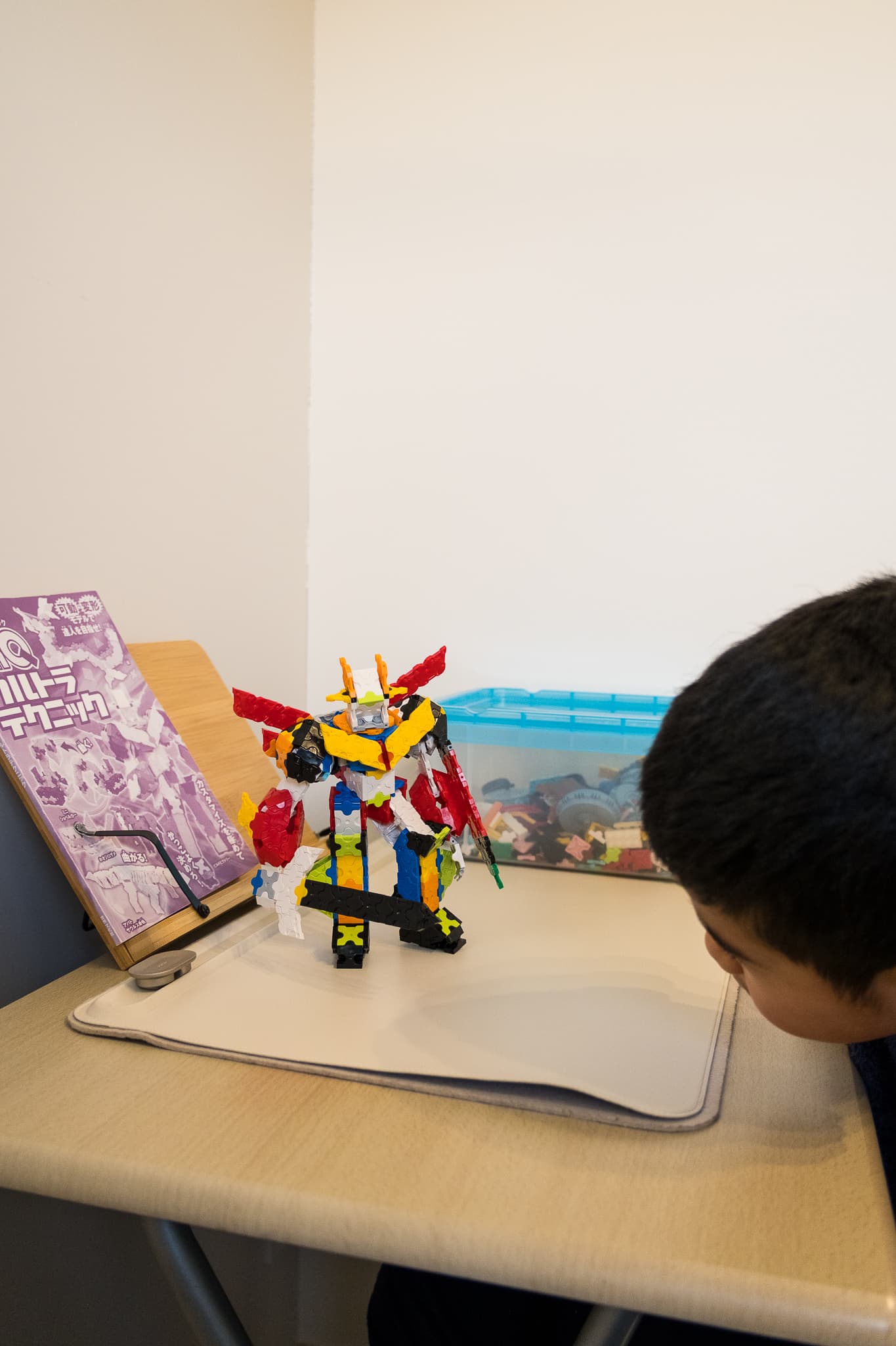 Me spotting up details of my creation.